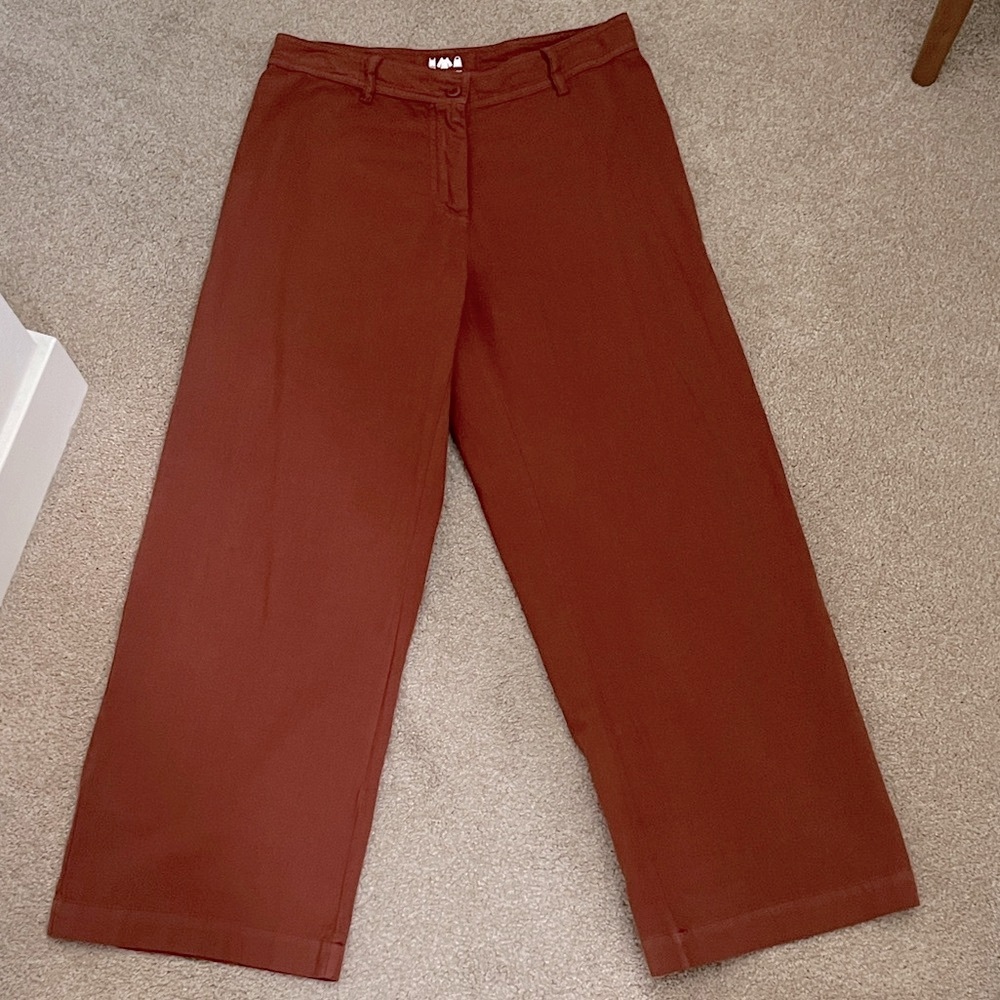 LABO.ART Panta Snake Henna Wide-Leg Pants S (size 1)